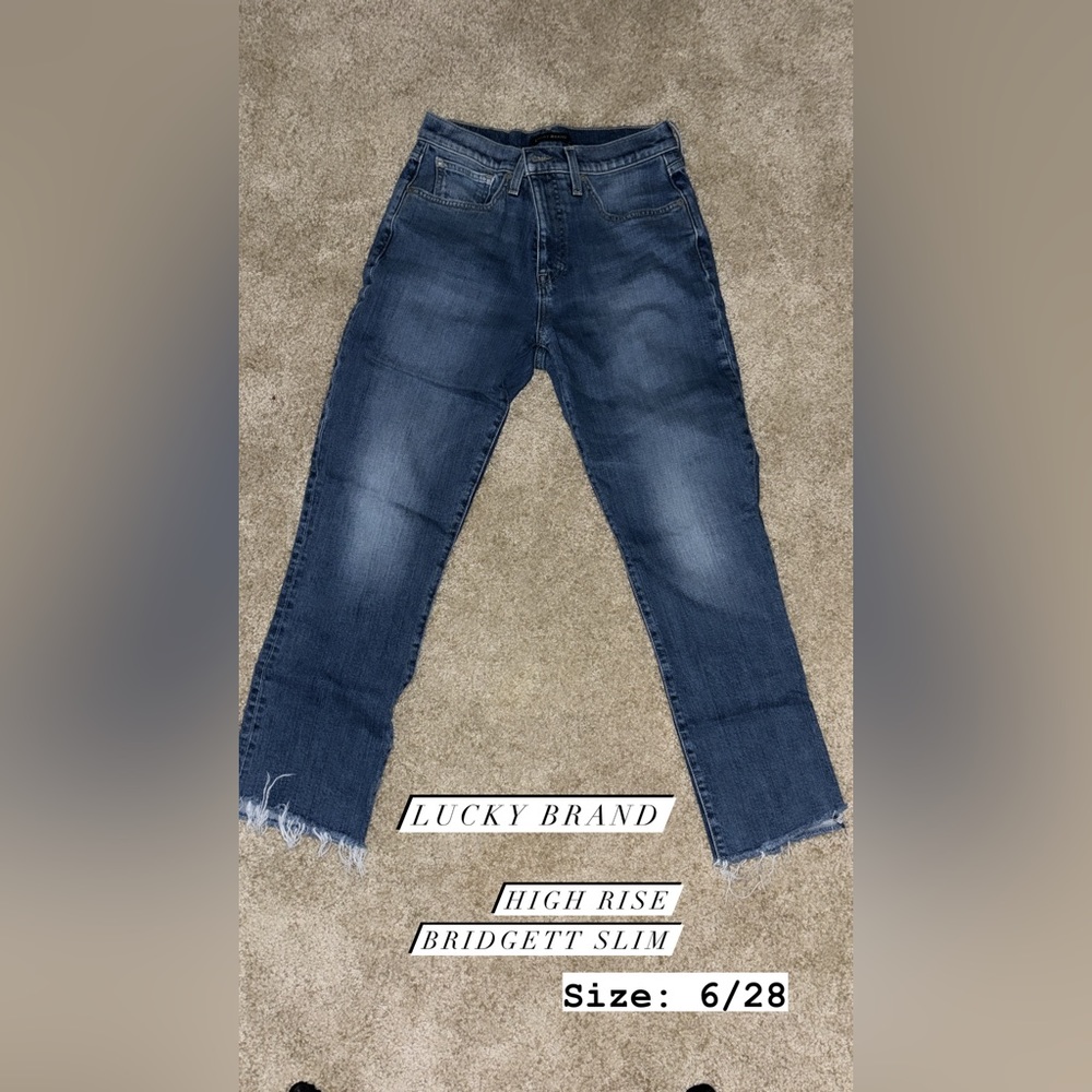 Lucky brand high rise jeans